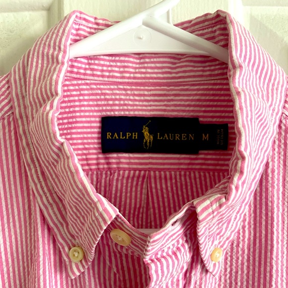 Ralph Lauren Polo Seersucker - Pink - Medium - Picture 4 of 4